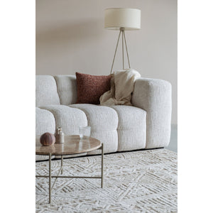   Modern furniture - Beige Linen Channel-Tufted Sofa - www.oroa.com | Oroa.com