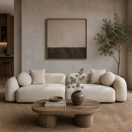   Modern furniture - Beige 4-Seater Sectional Sofa - www.oroa.com | Oroa.com