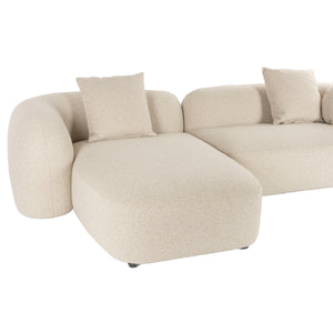   Modern furniture - Beige Sofa with Chaise Lounge - www.oroa.com | Oroa.com