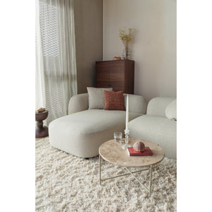   Modern furniture - Beige Sofa with Chaise Lounge - www.oroa.com | Oroa.com