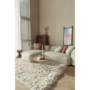  Modern furniture - Beige Sofa with Chaise Lounge - www.oroa.com | Oroa.com