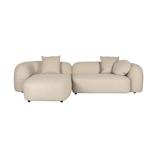   Modern furniture - Beige Sofa with Chaise Lounge - www.oroa.com | Oroa.com