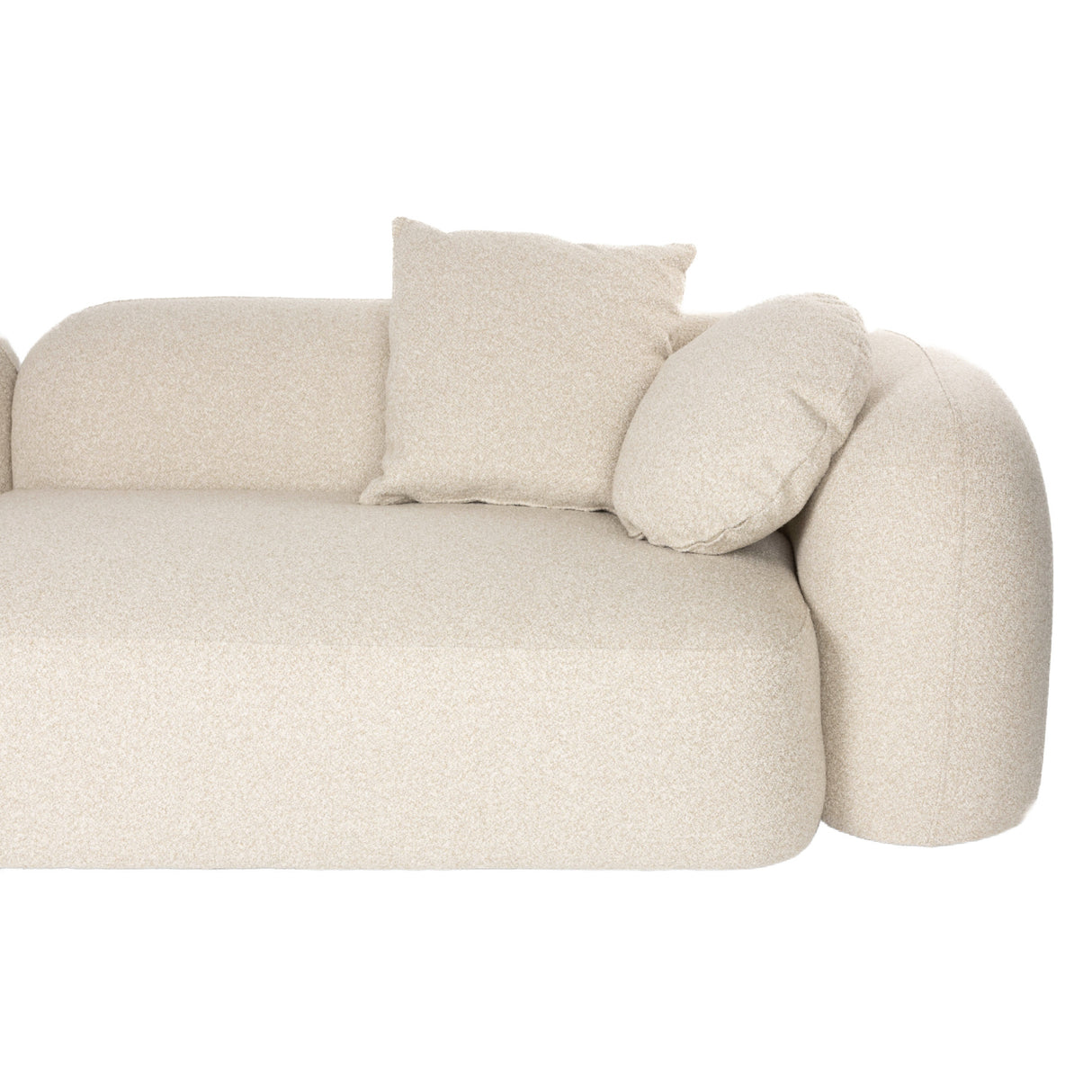   Modern furniture - Beige Sofa with Chaise Lounge - www.oroa.com | Oroa.com