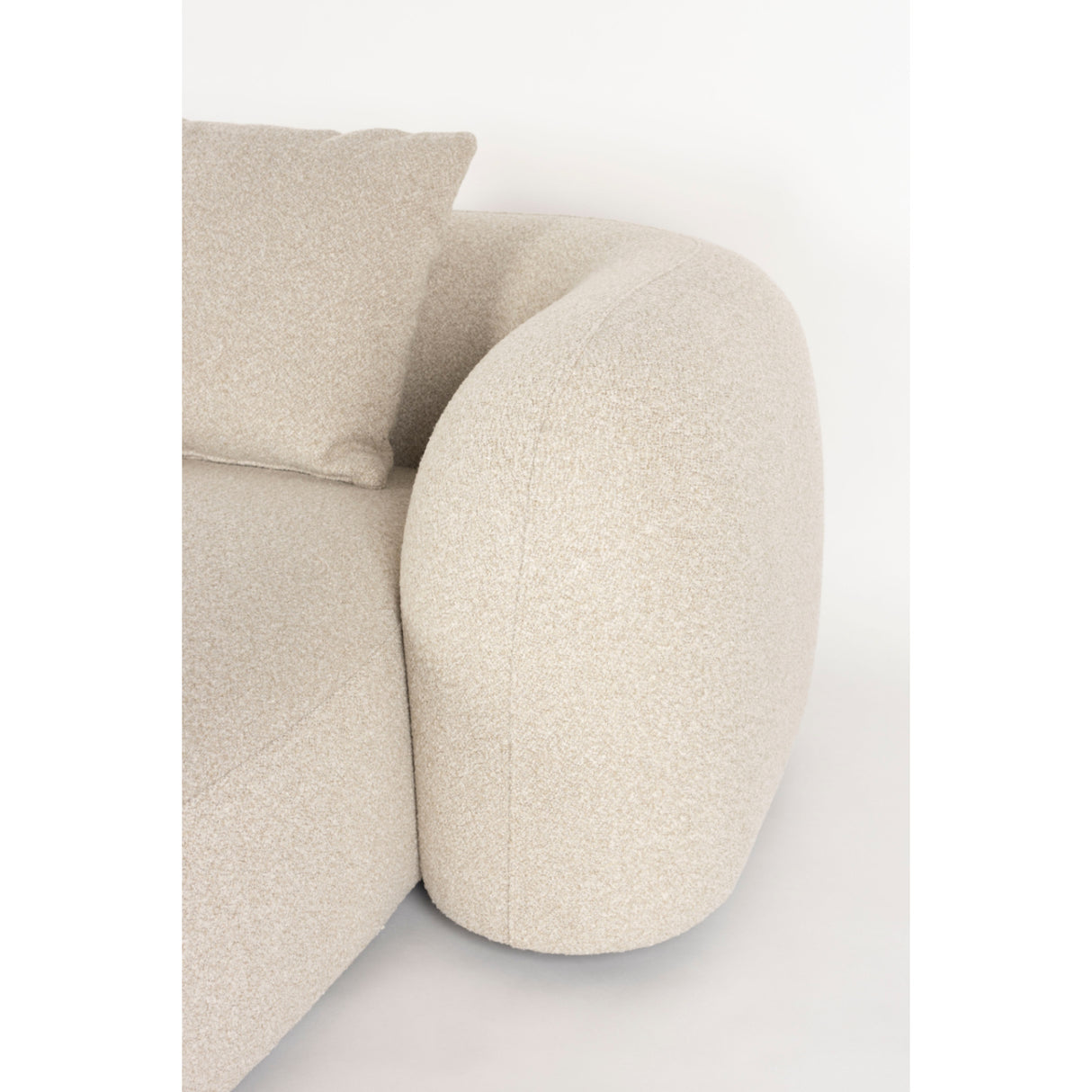   Modern furniture - Beige Sofa with Chaise Lounge - www.oroa.com | Oroa.com
