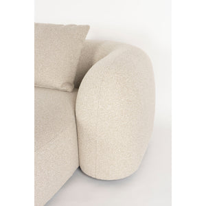   Modern furniture - Beige Sofa with Chaise Lounge - www.oroa.com | Oroa.com