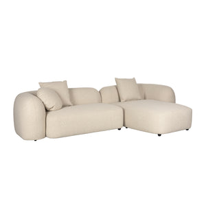   Modern furniture - Beige Sofa with Chaise Lounge - www.oroa.com | Oroa.com