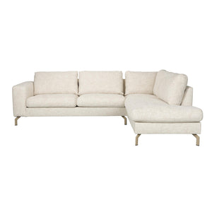   Modern furniture - Beige Fabric Corner Sofa - www.oroa.com | Oroa.com