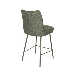   Modern furniture - Upholstered High-Back Counter Stools (2) - www.oroa.com | Oroa.com