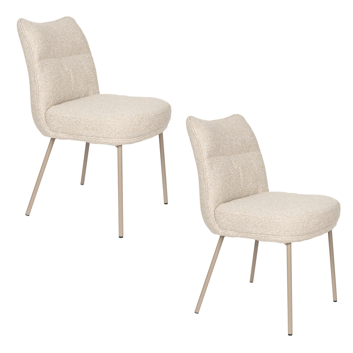   Modern furniture - Upholstered High-Back Dining Chairs (2) - www.oroa.com | Oroa.com