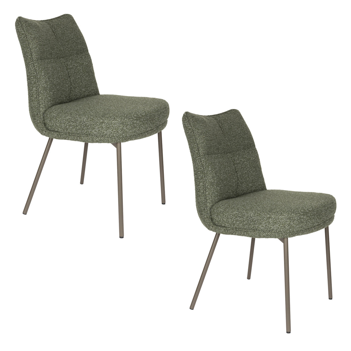   Modern furniture - Upholstered High-Back Dining Chairs (2) - www.oroa.com | Oroa.com