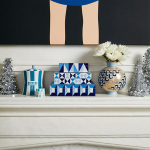 Geometric Pattern Lacquer Box S | Jonathan Adler Sorrento | Oroa.com