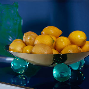 Solid Brass Tripod Bowl | Jonathan Adler Globo | Oroa.com