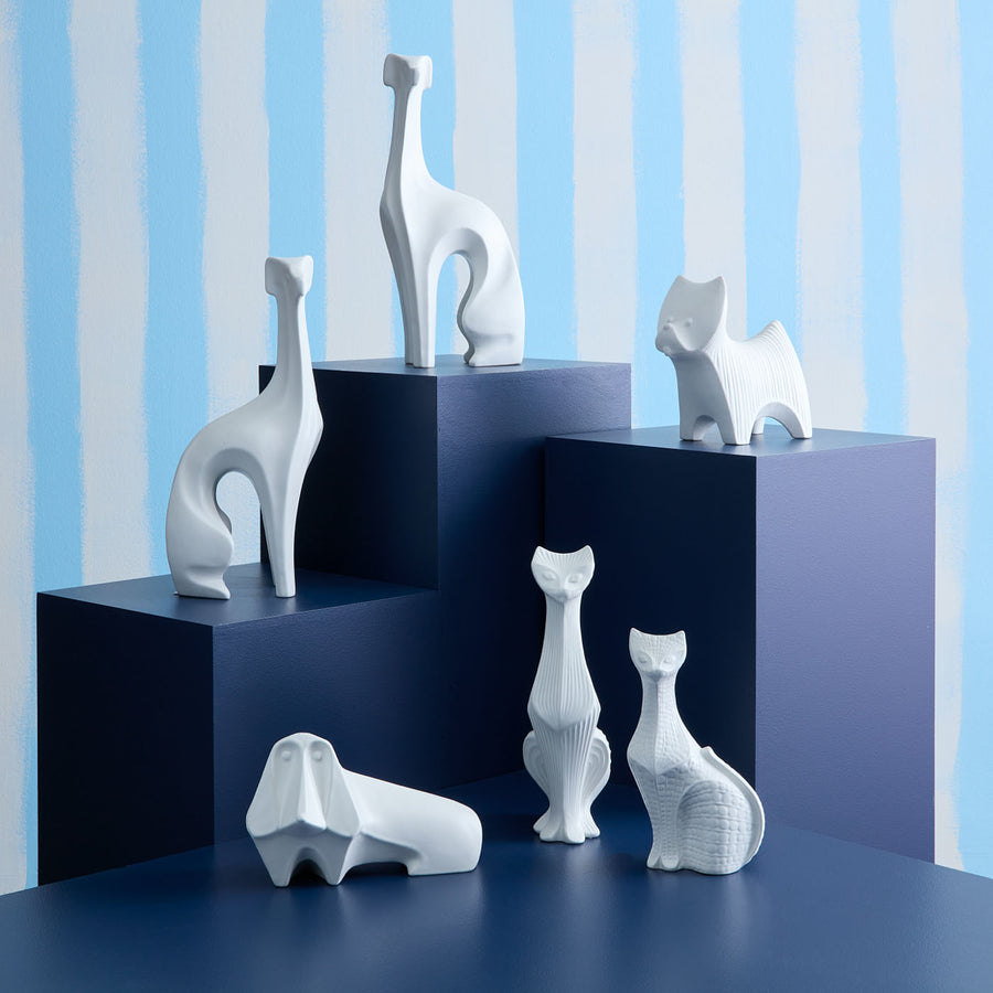 Stoneware Tall Cat Decor | Jonathan Adler Menagerie | Oroa.com