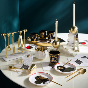 Brass Finish Barware Set | Jonathan Adler Barbell