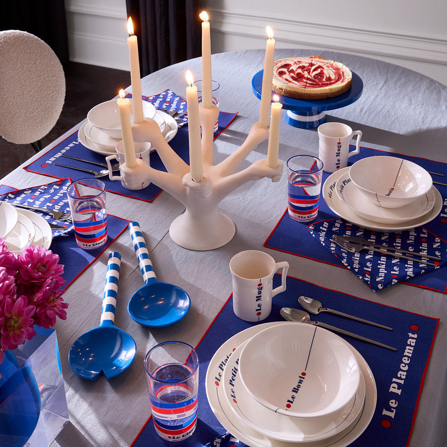 Blue & White Cake Stand | Jonathan Adler Cabana | Oroa.com