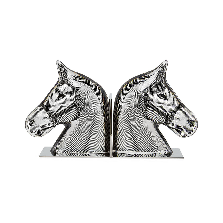 Silver Acrylic Bookends | Jonathan Adler Horse | Oroa.com