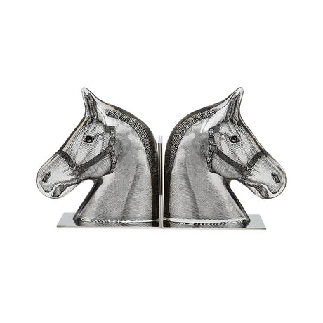 Silver Acrylic Bookends | Jonathan Adler Horse | Oroa.com