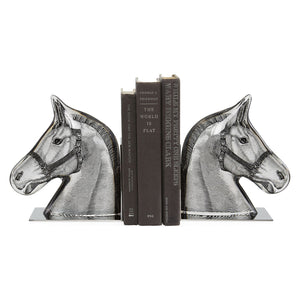 Silver Acrylic Bookends | Jonathan Adler Horse | Oroa.com