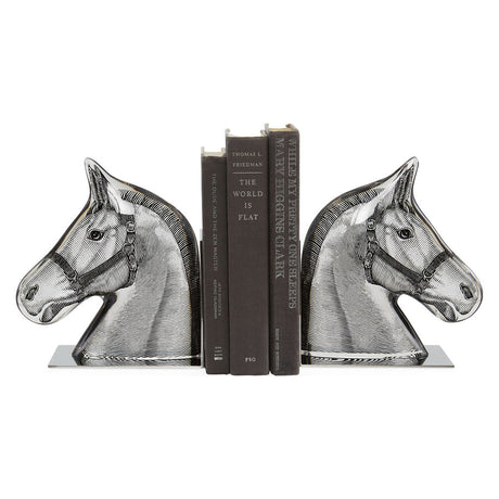 Silver Acrylic Bookends | Jonathan Adler Horse | Oroa.com