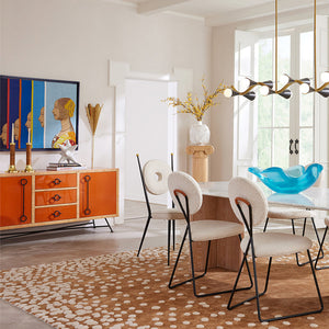 Rattan Peel Orange Sideboard | Jonathan Adler Wellington | Oroa.com