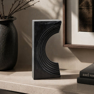   Modern European furniture - Marble Concave Sculpture - www.oroa.com | Oroa.com