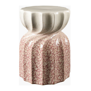   Twisted Hourglass Ceramic Garden Stool | Oroa.com