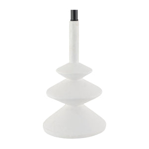   White Empire Linen Table Lamp | Oroa.com