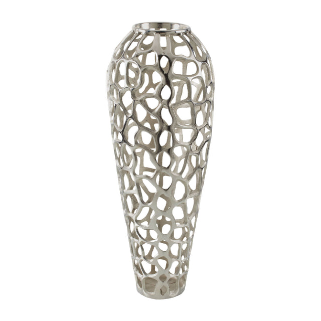 Modern European furniture - Openwork Aluminum Vase - www.oroa.com