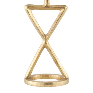   Crisscross Aluminum Accent Table Lamp | Oroa.com