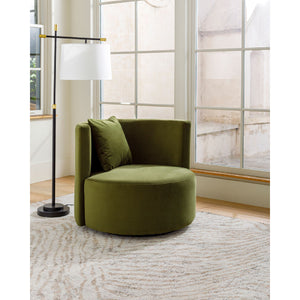   Ivory Linen Accent Floor Lamp | Oroa.com