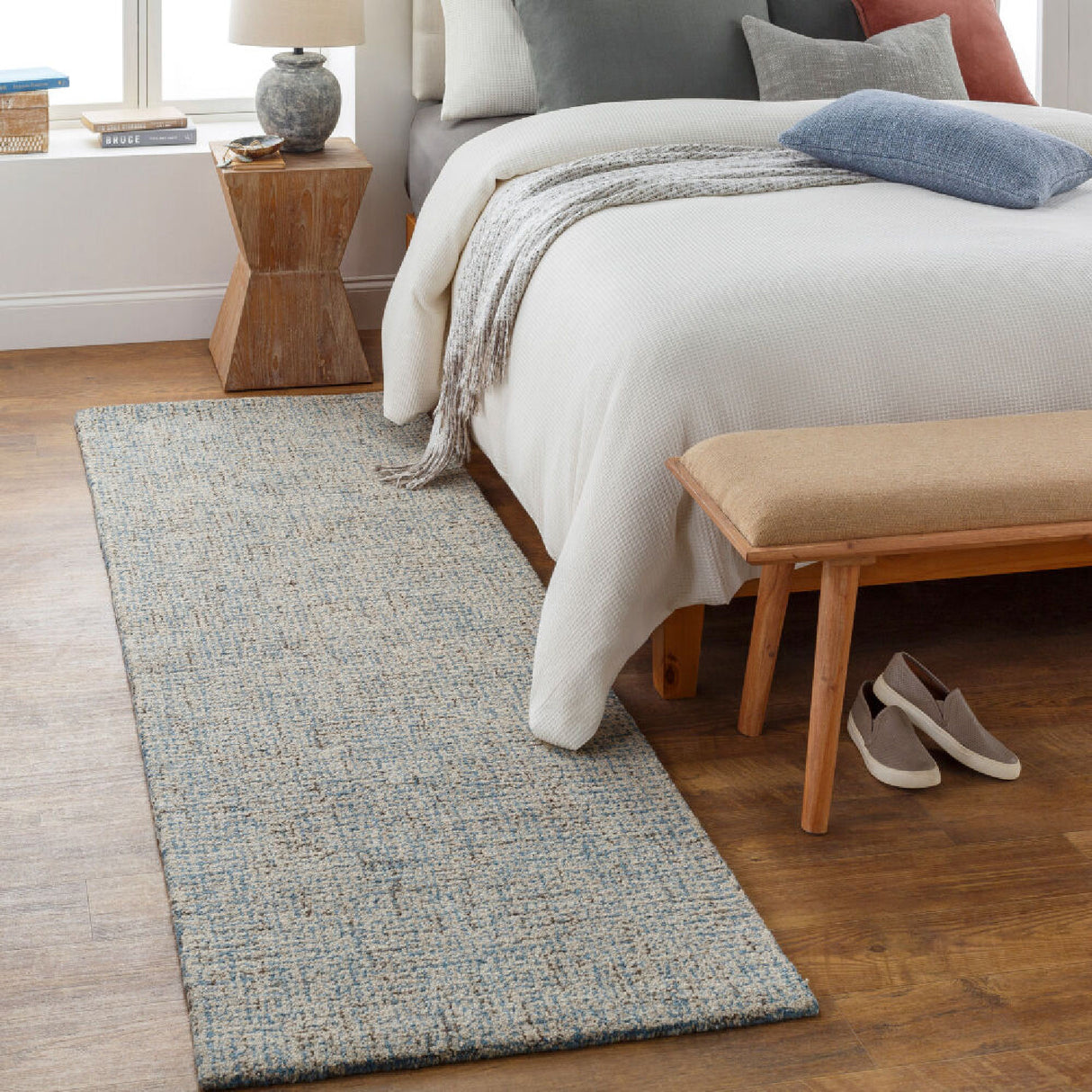   Modern furniture - Hand-Tufted Wool Table Runner - www.oroa.com | Oroa.com