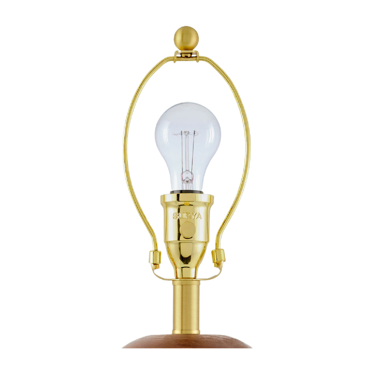   Brown Wooden Seagrass Table Lamp | Oroa.com