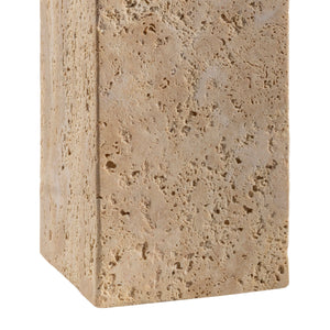   Beige Travertine Accent Table Lamp | Oroa.com