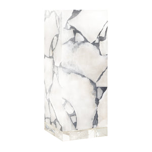  Modern European furniture - White Marble Accent Table Lamp - www.oroa.com | Oroa.com