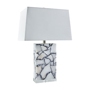   Marbled Stone Table Lamp | Oroa.com