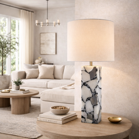   Burnished Gray Table Lamp | Oroa.com