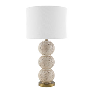   Modern European furniture - Cream Sphere Base Table Lamp - www.oroa.com | Oroa.com