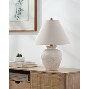   Textured Ceramic Accent Table Lamp | Oroa.com