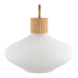   White Blown Glass Wall Lamp | Oroa.com