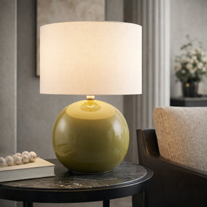   Jute Accent Table Lamp | Oroa.com