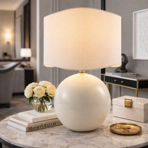   Wavy Jute Table Lamp | Oroa.com