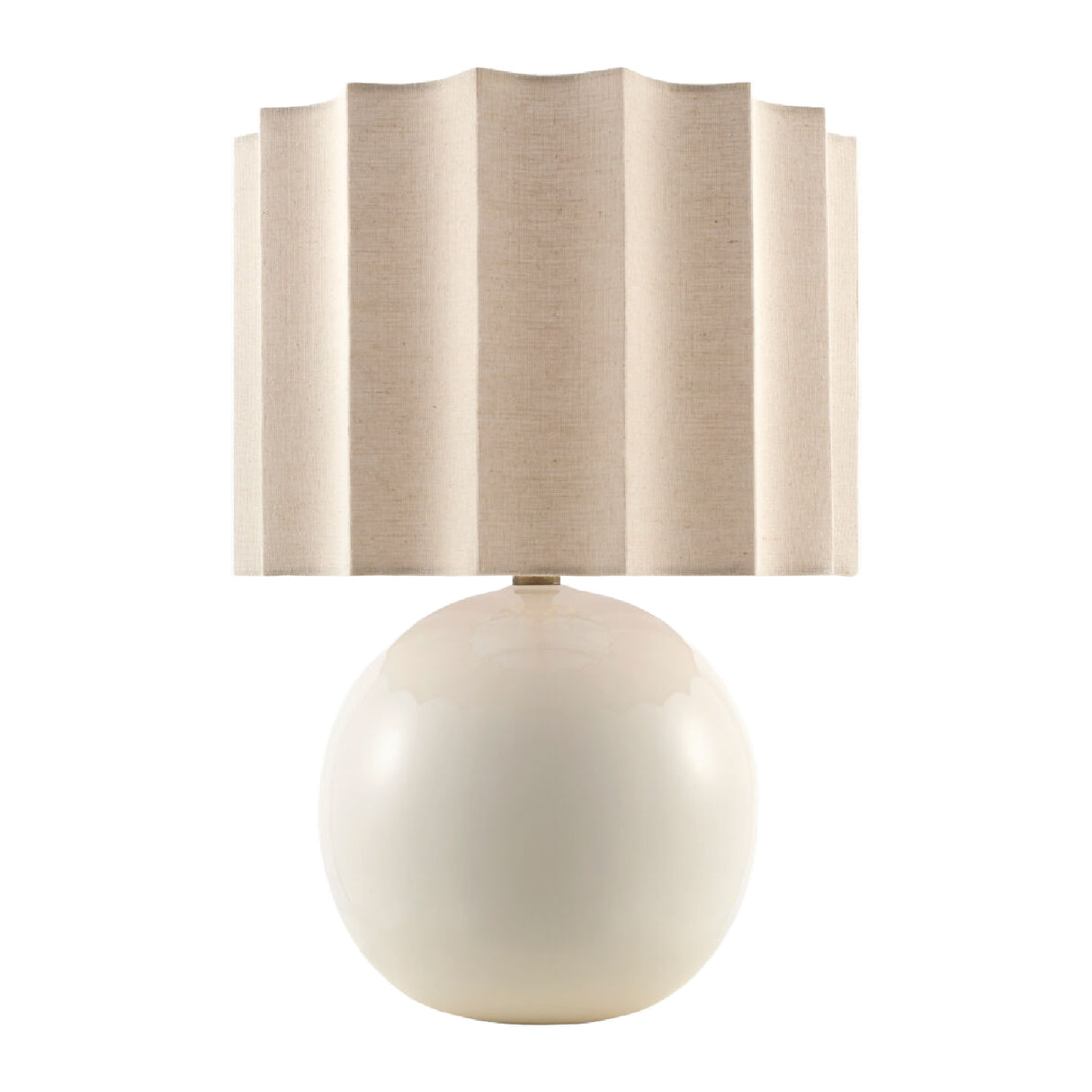   Wavy Jute Table Lamp | Oroa.com