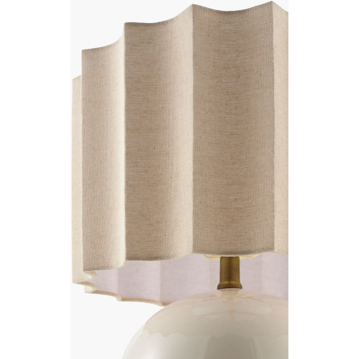   Wavy Jute Table Lamp | Oroa.com