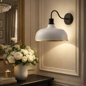   Gold Leaf Metal Wall Lamp | Oroa.com