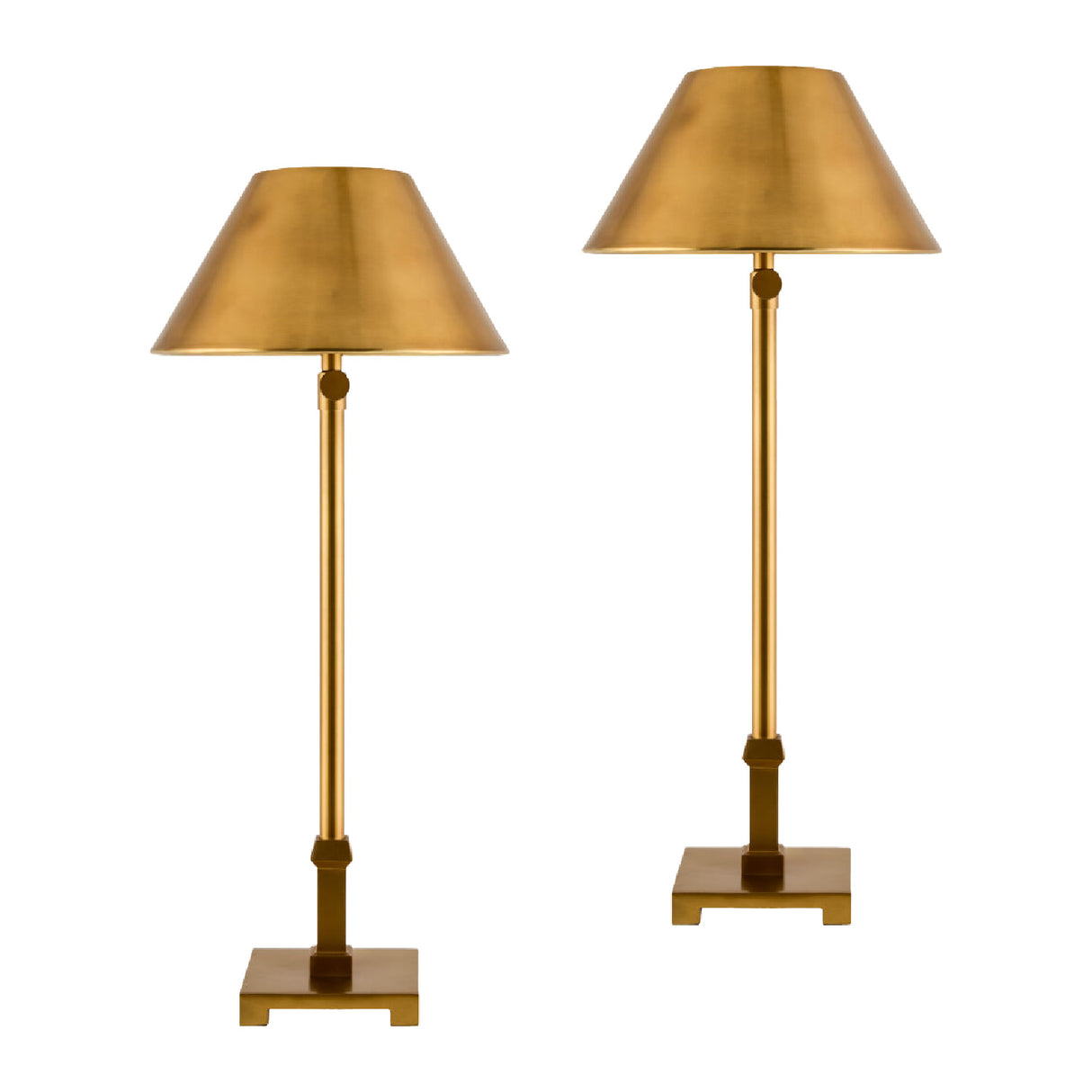   Antique Gold Accent Table Lamp (2) | Oroa.com