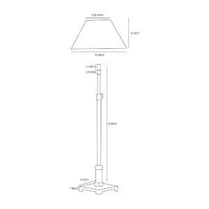   Antique Gold Accent Table Lamp (2) | Oroa.com