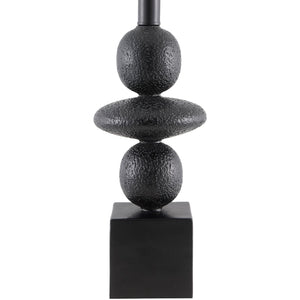   Modern European furniture - Geometric Stacked Linen Table Lamp - www.oroa.com | Oroa.com