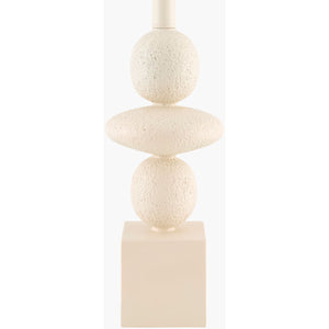   Modern European furniture - Geometric Stacked Linen Table Lamp - www.oroa.com | Oroa.com