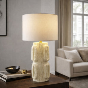   Painted Ivory Accent Table Lamp | Oroa.com
