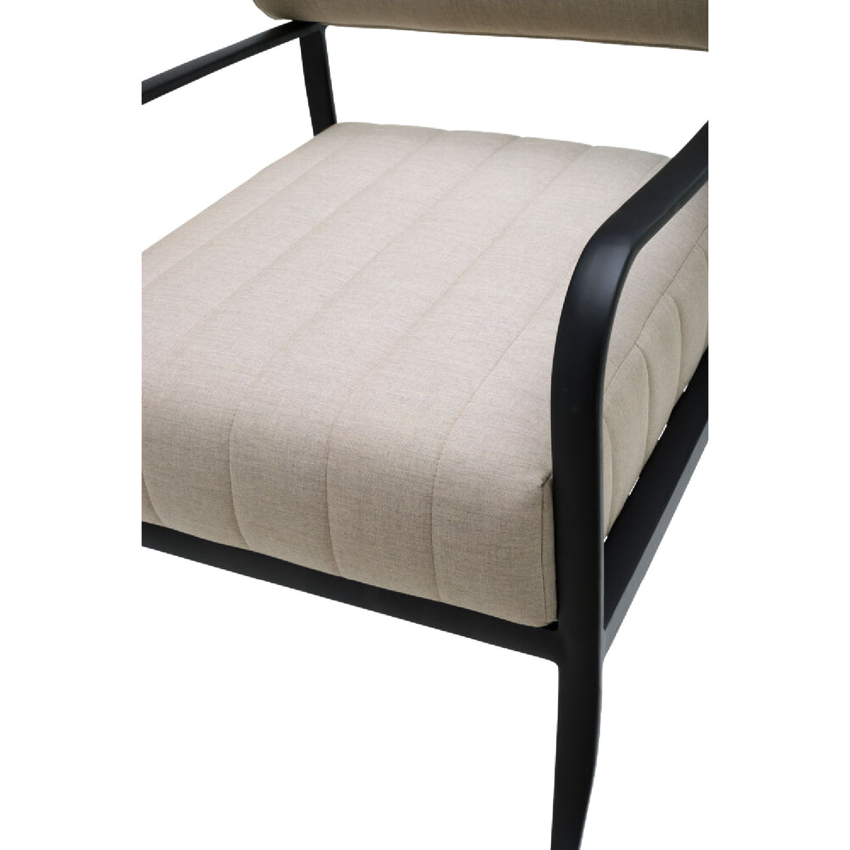   Black Aluminum Outdoor Accent Chair | Oroa.com